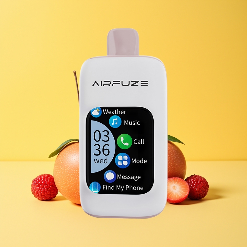 AirFuze Smart 30000 Puff Disposable Pod Berry Burst Schermo Touch 2.01" Tipo-C 900mAh