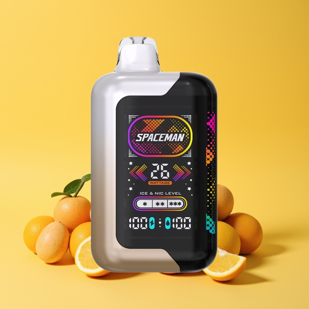 SMOK SPACEMAN SP40000 Zero Nic Disposable Radice di Birra 20ml 0% Nic 1000mAh 2.28" LED Type-C